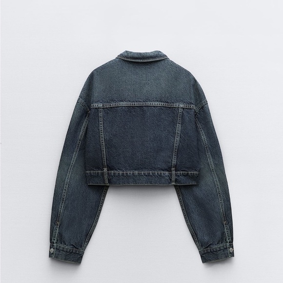 NWT Zara heart denim jacket - Picture 3 of 3